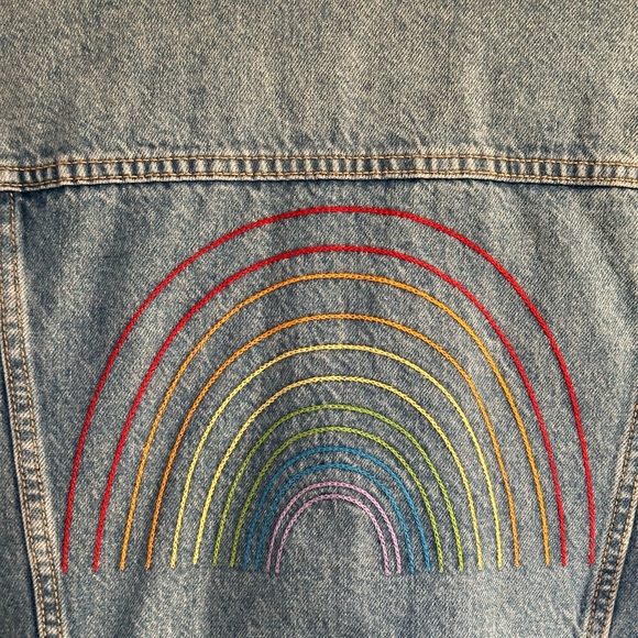 🏳️🌈 Wear your rainbows with pride, on both the back and the front! ♥️🧡💛💚💙💜🏳️🌈 - Picture 7 of 9